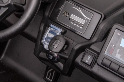 MOCNE BUGGY AUTO NA AKUMULATOR DLA 2 DZIECI CAN-AM RS 4X200W RADIO PILOT LED MP3 EVA SKÓRA