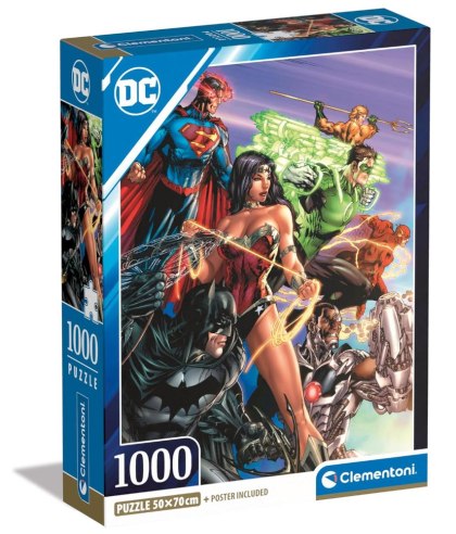 Puzzle 1000 DC Comics Komiksy Plakat Clementoni 39852
