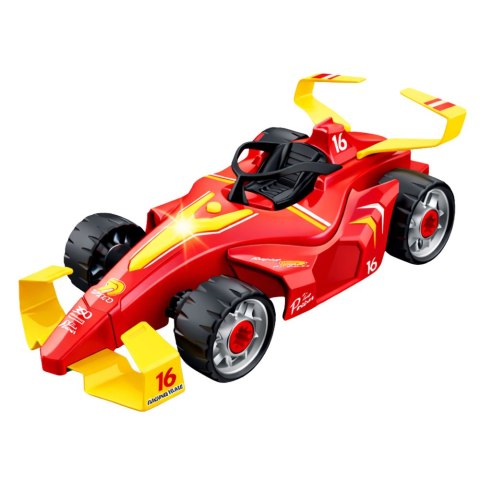 ZESTAW KONSTRUKCYJNY TUNING AUTA WYŚCIGÓWKA DO SKRĘCANIA WKRĘTARKA ŚWIATŁA