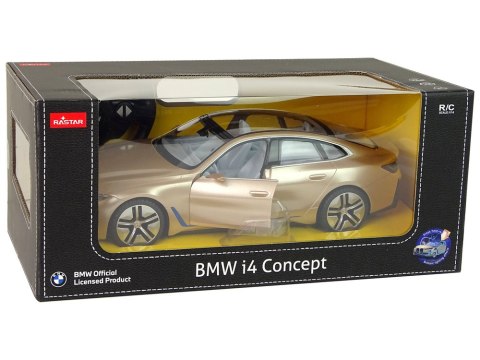 SAMOCHÓD ZDALNIE STEROWANY AUTO RC BMW I4 1:14 RASTAR ŚWIATŁA LED PILOT 2.4