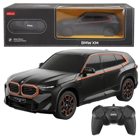 SAMOCHÓD ZDALNIE STEROWANY AUTO RC BMW XM CZARNE 1:24 RASTAR PILOT 2.4 GHZ