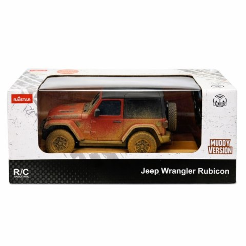 SAMOCHÓD ZDALNIE STEROWANY AUTO RC JEEP WRANGLER MUDDY BŁOTO 1:24 RASTAR