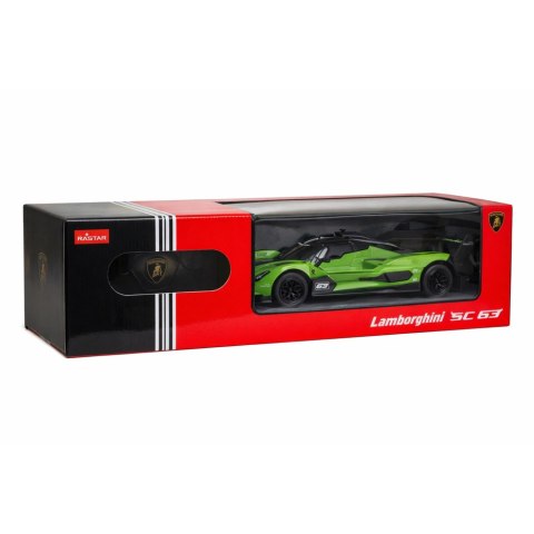 SAMOCHÓD ZDALNIE STEROWANY AUTO RC LAMBORGHINI SC63 1:24 RASTAR PILOT