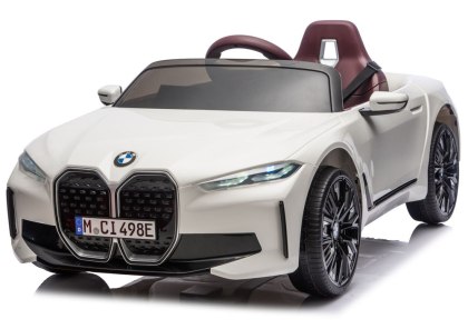 AUTO NA AKUMULATOR DLA DZIECI BMW I4 4X4 JE1009 EVA SKÓRA LED USB MP3 PILOT