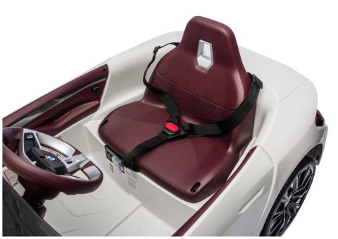 AUTO NA AKUMULATOR DLA DZIECI BMW I4 4X4 JE1009 EVA SKÓRA LED USB MP3 PILOT