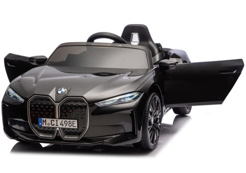 AUTO NA AKUMULATOR DLA DZIECI BMW I4 4X4 JE1009 EVA SKÓRA LED USB MP3 PILOT