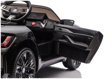 AUTO NA AKUMULATOR DLA DZIECI BMW I4 4X4 JE1009 EVA SKÓRA LED USB MP3 PILOT