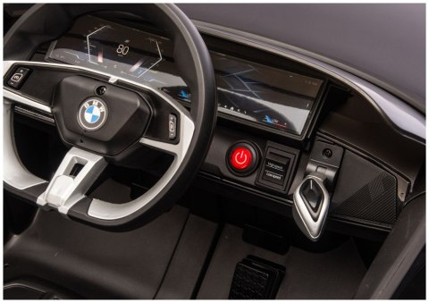 AUTO NA AKUMULATOR DLA DZIECI BMW I4 4X4 JE1009 EVA SKÓRA LED USB MP3 PILOT