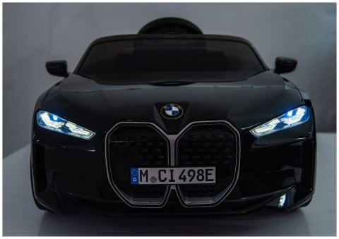 AUTO NA AKUMULATOR DLA DZIECI BMW I4 4X4 JE1009 EVA SKÓRA LED USB MP3 PILOT