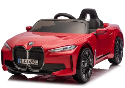 AUTO NA AKUMULATOR DLA DZIECI BMW I4 4X4 JE1009 EVA SKÓRA LED USB MP3 PILOT