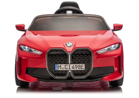 AUTO NA AKUMULATOR DLA DZIECI BMW I4 4X4 JE1009 EVA SKÓRA LED USB MP3 PILOT