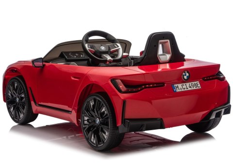 AUTO NA AKUMULATOR DLA DZIECI BMW I4 4X4 JE1009 EVA SKÓRA LED USB MP3 PILOT