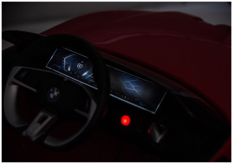 AUTO NA AKUMULATOR DLA DZIECI BMW I4 4X4 JE1009 EVA SKÓRA LED USB MP3 PILOT