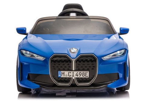AUTO NA AKUMULATOR DLA DZIECI BMW I4 4X4 JE1009 EVA SKÓRA LED USB MP3 PILOT