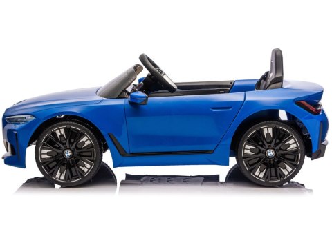 AUTO NA AKUMULATOR DLA DZIECI BMW I4 4X4 JE1009 EVA SKÓRA LED USB MP3 PILOT