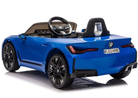 AUTO NA AKUMULATOR DLA DZIECI BMW I4 4X4 JE1009 EVA SKÓRA LED USB MP3 PILOT