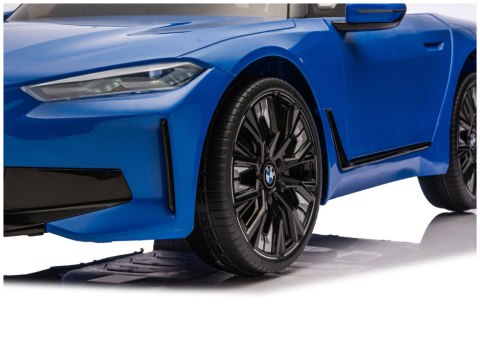 AUTO NA AKUMULATOR DLA DZIECI BMW I4 4X4 JE1009 EVA SKÓRA LED USB MP3 PILOT