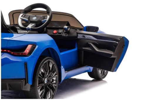 AUTO NA AKUMULATOR DLA DZIECI BMW I4 4X4 JE1009 EVA SKÓRA LED USB MP3 PILOT