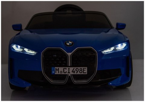 AUTO NA AKUMULATOR DLA DZIECI BMW I4 4X4 JE1009 EVA SKÓRA LED USB MP3 PILOT