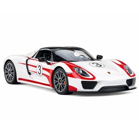 SAMOCHÓD ZDALNIE STEROWANY AUTO RC PORSCHE 918 SPYDER 1:14 RASTAR LED 2.4GHZ