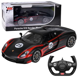 SAMOCHÓD ZDALNIE STEROWANY AUTO RC PORSCHE 918 SPYDER 1:14 RASTAR LED 2.4GHZ