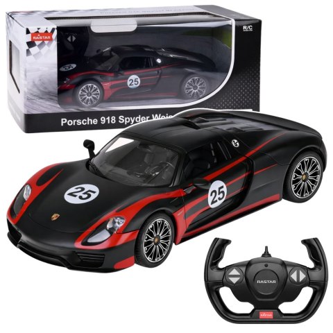 SAMOCHÓD ZDALNIE STEROWANY AUTO RC PORSCHE 918 SPYDER 1:14 RASTAR LED 2.4GHZ