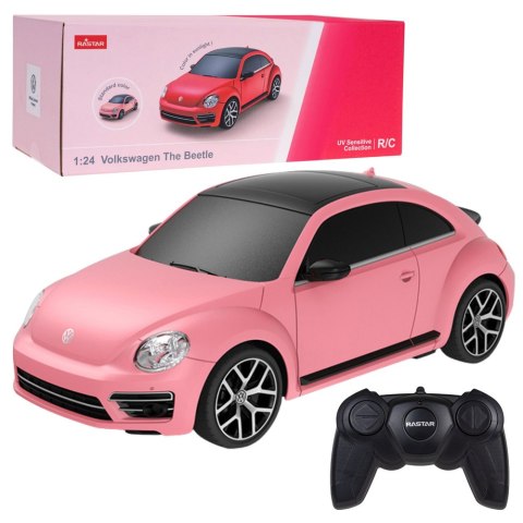 SAMOCHÓD ZDALNIE STEROWANY AUTOR RC VOLKSWAGEN BEETLE UV 1:24 LED PILOT 2.4