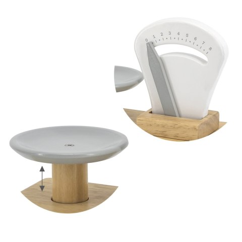 DREWNIANA WAGA SKLEPOWA KREATYWNA MOTORYCZNA KOORDYNACJA DLA DZIECI