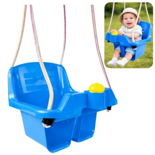 HUŚTAWKA OGRODOWA KUBEŁKOWA DLA DZIECI NIEMOWLĄT GŁĘBOKIE SIEDZISKO 5237