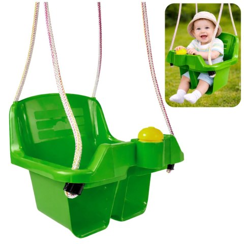 HUŚTAWKA OGRODOWA KUBEŁKOWA DLA DZIECI NIEMOWLĄT GŁĘBOKIE SIEDZISKO 5237