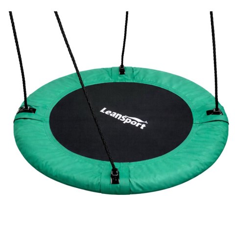 HUŚTAWKA OGRODOWA METALOWA DLA DZIECI BOCIANIE GNIAZDO 2W1 STELAŻ 210X170CM