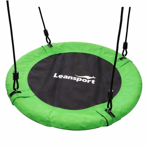 HUŚTAWKA OGRODOWA METALOWA DLA DZIECI BOCIANIE GNIAZDO 2W1 STELAŻ 260X173CM