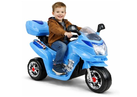 MOTOREK TRÓJKOŁOWY HC8051 DLA DZIECI 1-3 LAT SKUTER ŚWIATŁA LED MELODIE