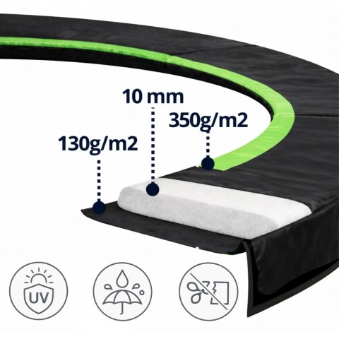 OSŁONA NA SPRĘŻYNY DO TRAMPOLINY OGRODOWEJ 6ft LEAN SPORT MAX ŚREDNICA 183CM