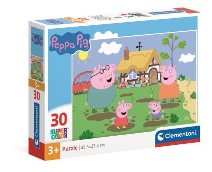 Puzzle 30 Super Color ŚWINKA PEPPA Clementoni 20838