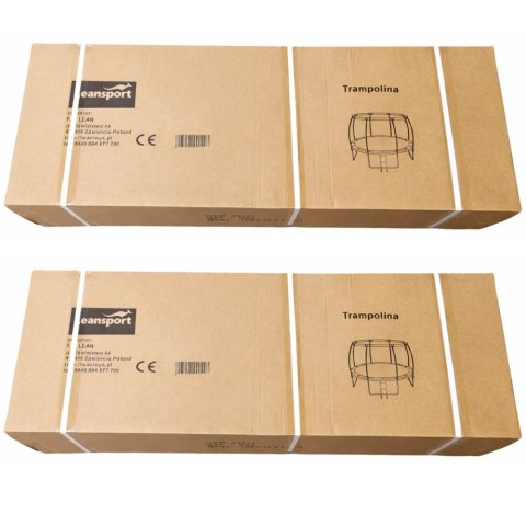 DUŻA TRAMPOLINA OGRODOWA DLA DZIECI LEAN SIATKA WEWNĘTRZNA 305CM10FT ANTYUV