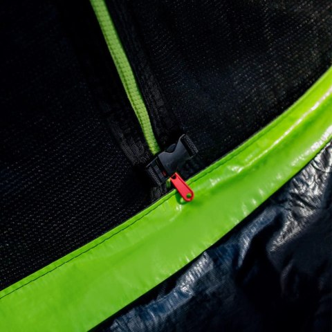 DUŻA TRAMPOLINA OGRODOWA DLA DZIECI LEAN SIATKA WEWNĘTRZNA 366CM12FT ANTYUV