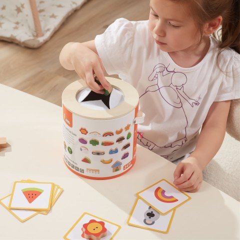 VIGA Drewniana Gra W Ciemno Losowanie Wzorów