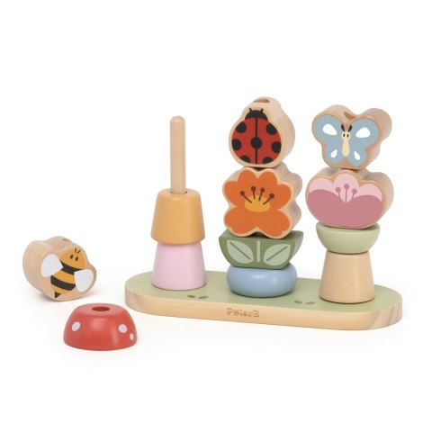 VIGA Drewniana Układanka Sorter Ogród 12m+