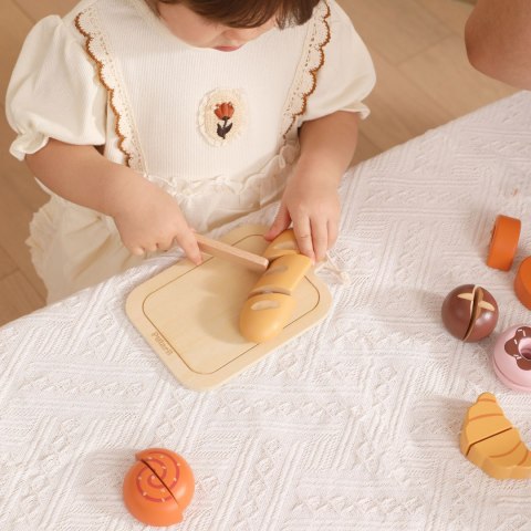 VIGA Drewniany Zestaw Śniadaniowy - Mały Piekarz