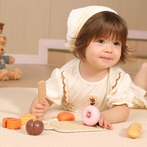 VIGA Drewniany Zestaw Śniadaniowy - Mały Piekarz