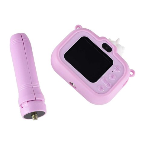 APARAT FOTOGRAFICZNY CYFROWY KAMERA DLA DZIECI STATYW JEDNOROŻEC FULLHD AKU