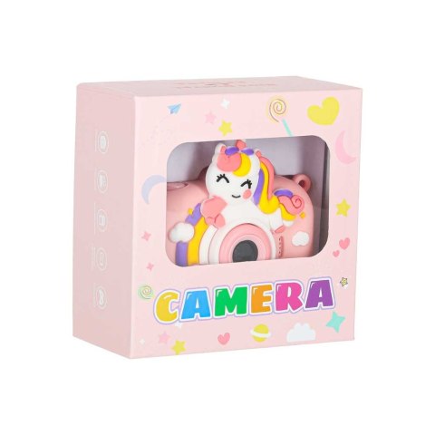 APARAT FOTOGRAFICZNY CYFROWY KAMERA DLA DZIECI STATYW JEDNOROŻEC FULLHD AKU