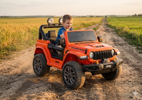 AUTO NA AKUMULATOR DLA DZIECKA JEEP WRANGLER RUBICON 4X200W 24V EVA PILOT