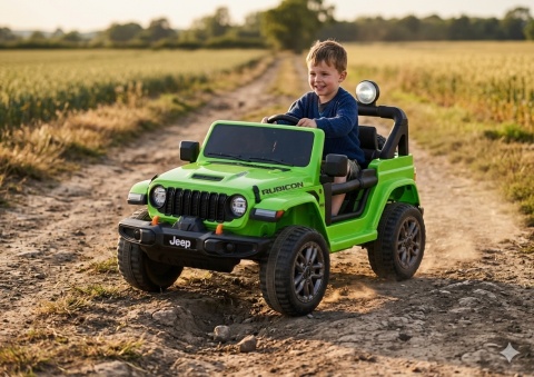 AUTO NA AKUMULATOR DLA DZIECKA JEEP WRANGLER RUBICON 4X200W 24V EVA PILOT