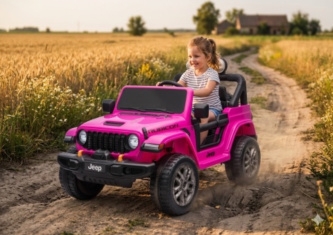 AUTO NA AKUMULATOR DLA DZIECKA JEEP WRANGLER RUBICON 4X200W 24V EVA PILOT