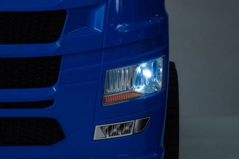 CIĘŻARÓWKA NA AKUMULATOR AUTO DLA DZIECKA SCANIA 500R 4X4 SKÓRA LED EVA MP3