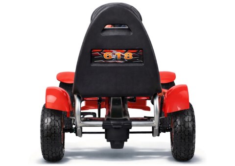 GOKART NA PEDAŁY DLA DZIECKA 6-12 LAT DO 50KG F618 POMPOWANE KOŁA NEUTRALNY