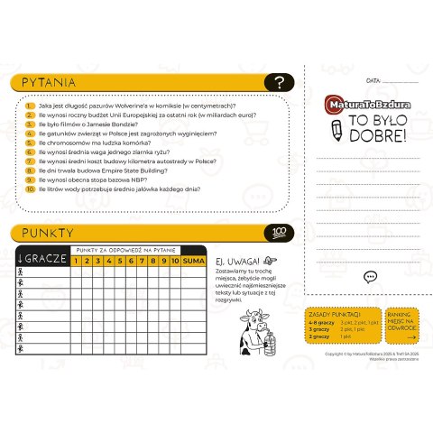 Gra Matura To Bzdura Trefl 30071