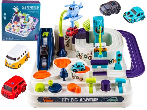 TOR PARKING SAMOCHODOWY Z PRZESZKODAMI POJAZDY RATUNKOWE WINDA 4 AUTKA